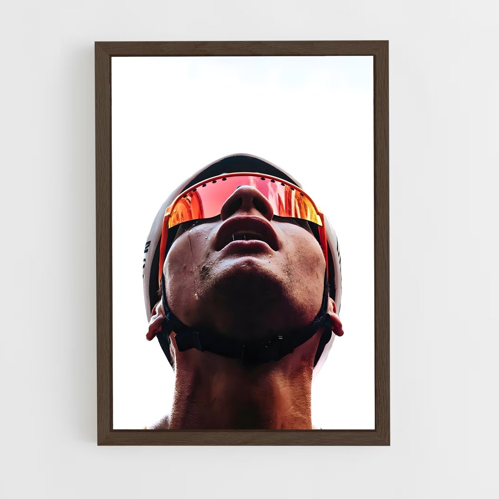 Poster Cycliste Étoile – affiche Cyclisme (vue 5)